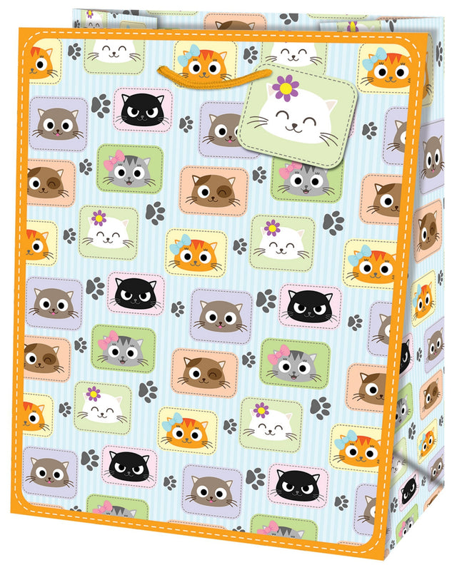 Dárková taška Medium (TM), 19 x 10.2 x 23 cm motiv Kočky 22327 TM.jpg