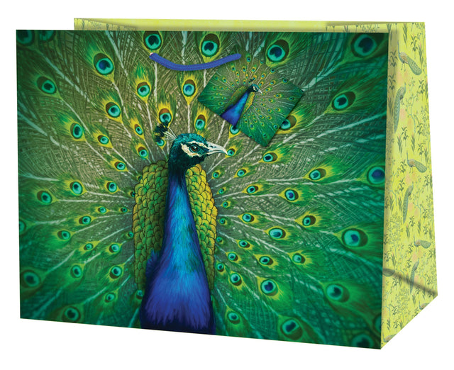 Dárková taška Medium (TM), 19 x 10.2 x 23 cm motiv Páv 22438 TM.jpg#14904#4590f39476e4