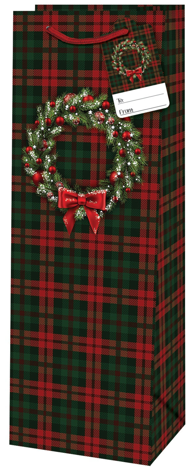 Dárková taška na láhev (TB) _ ADVENTNÍ VĚNEC _ 12,6x8,9x36 cm 223510 TB.jpg