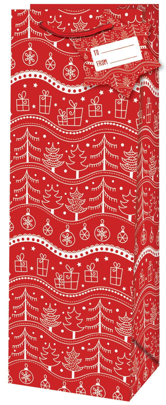 Dárková taška na láhev (TB) _ VÁNOČNÍ STROMEČKY _ 12,6x8,9x36 cm 223516 TB.jpg