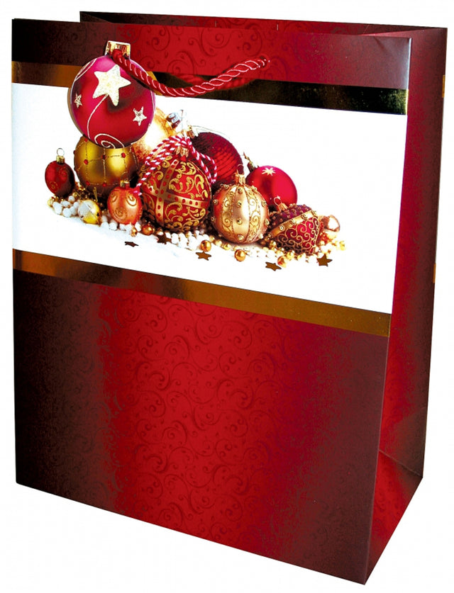 Dárková taška vánoční Jumbo (TJ) + ZLATOTISK ČERVENÝ-33x13,7x44,5 cm 219525 TJ+.jpg