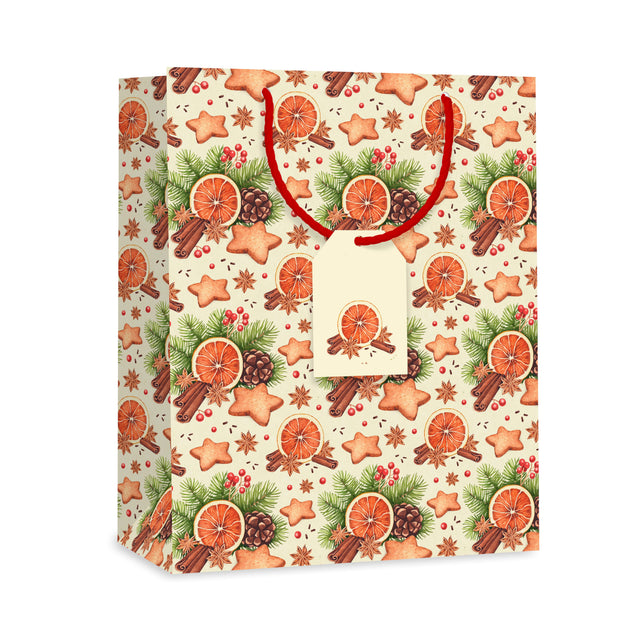 Dárková taška vánoční velká (TL) - HVĚZDIČKY - 33x26,7x13,7cm 225509 TL.jpg