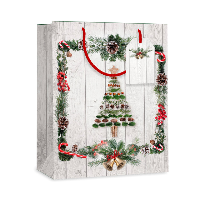 Dárková taška vánoční velká (TL) - VÁNOČNÍ STROMEČEK - 33x26,7x13,7cm 225500 TL.jpg