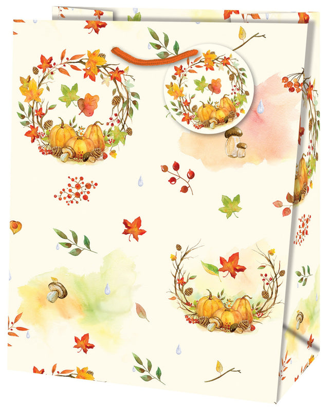 Dárková taška velká  (TL) o rozměrech 26,7x33x13,7 cm s motivem dýně 22435 TL.jpg