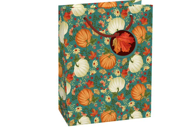 Dárková taška velká  (TL) o rozměrech 26,7x33x13,7 cm s motivem dýní 22523 TL.jpg
