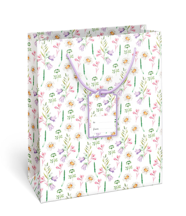 Dárková taška velká  (TL) o rozměrech 26,7x33x13,7 cm s motivem lučních květin 22606 TL.jpg
