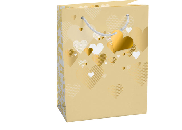 Dárková taška velká  (TL) o rozměrech 26,7x33x13,7 cm s motivem srdíček 22521 TL.jpg