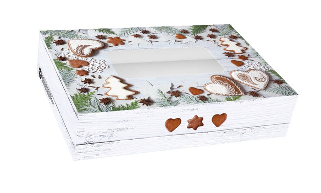 Krásná dárková krabice se skládacím okénkem _ krabice na cukroví Medium 22 x 15 x 5 cm CBOX-113.jpg