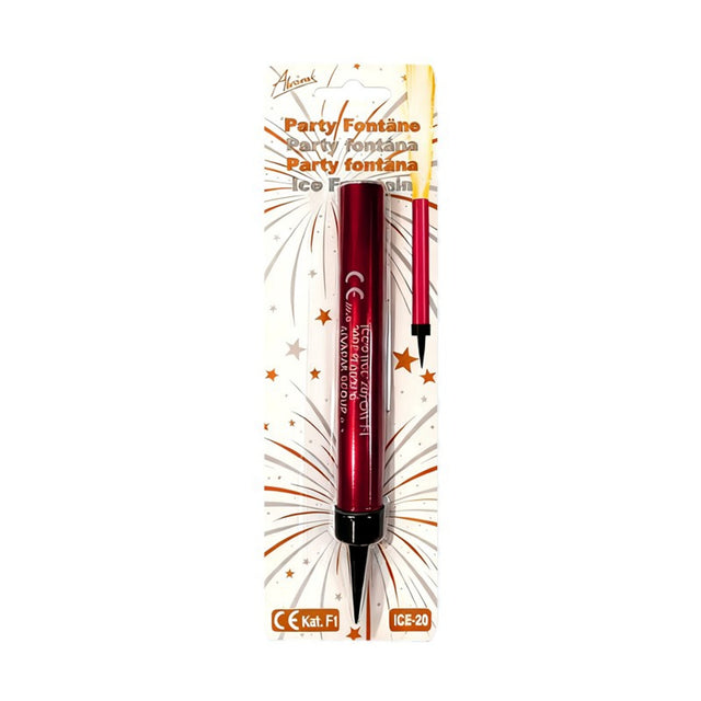 Ledová fontána 1ks doba hoření 45s (12 cm)- červená ICE-20_1.jpg#16333#e8996ed60189