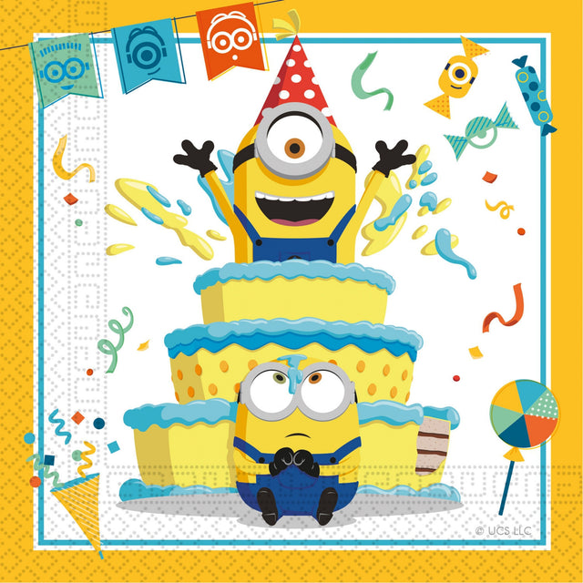 Papírové 2vrstvé ubrousky MINIONS 92136.jpg