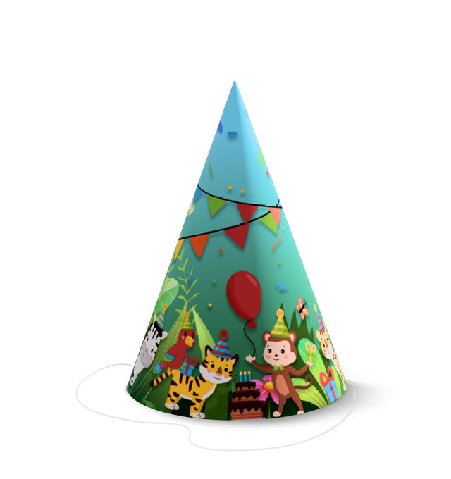 Párty čepičky JUNGLE 6 ks KL105.jpg#15979#13408b2414b4