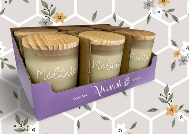 Přírodní sójová svíčka s dřevěným knotem - vůně medového květu CNDL-102_2.jpg#18302#56b61bb03b51