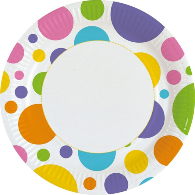 RAINBOW DOTS Párty talířky 8 ks 9906487.jpg#15935#38c25b4e3482