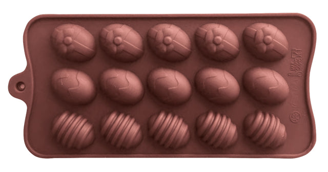 Silikonová forma na 15 mini čokoládových velikonočních vajíček – size of 1 egg 3.5 x 2.5 cm SIL-36_1.jpg